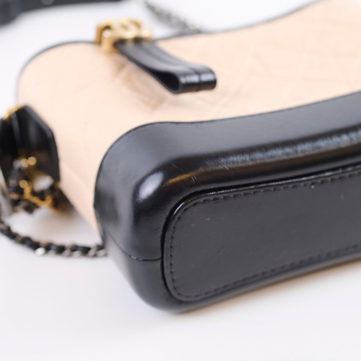 Chanel Small Gabrielle Bicolour Beige/Black - photo 9