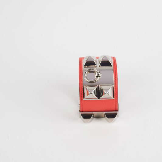 Hermes Collier De Chien Bracelet Red - photo 2