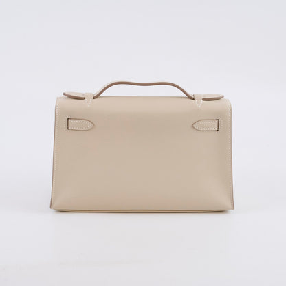 Hermes Kelly Pochette Special Order Beton K Stamp - photo 2