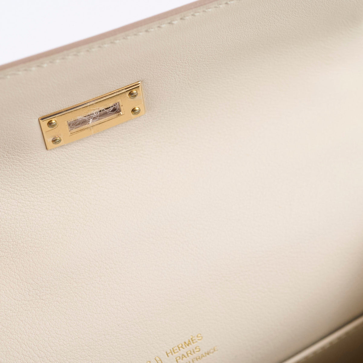 Hermes Kelly Pochette Special Order Beton K Stamp - photo 7