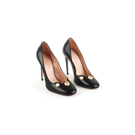 Gucci Black Pearl Heels - photo 1