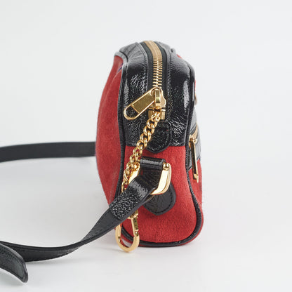 Gucci Vintage Nubuck Camera Bag Red - photo 3