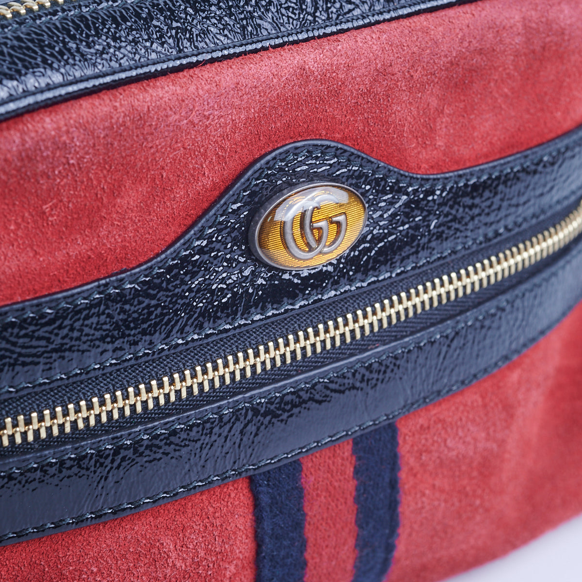 Gucci Vintage Nubuck Camera Bag Red - photo 9