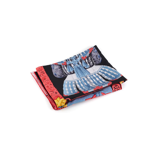Hermes Carre Twill Silk 90x90 Blue/Red - photo 1