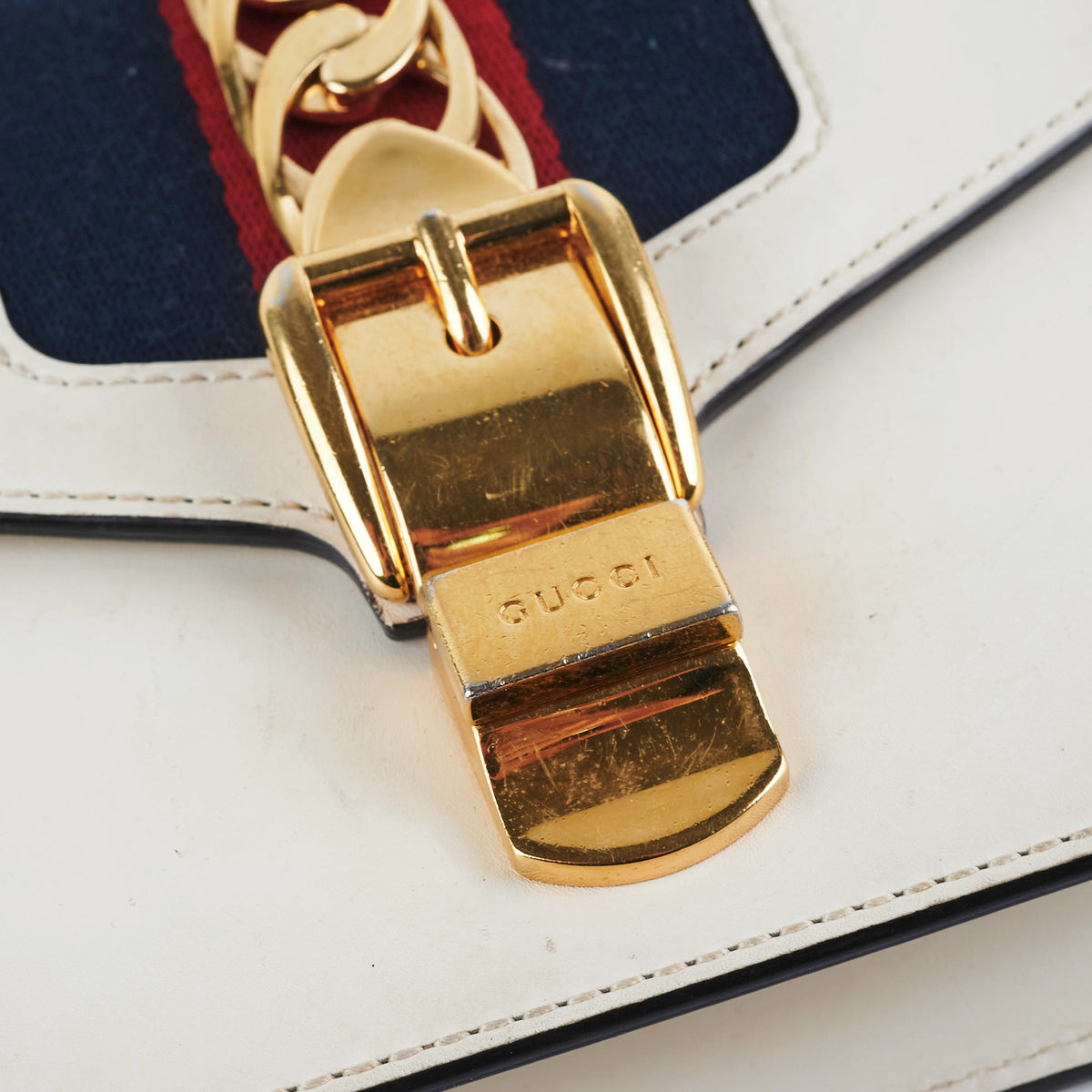 Gucci Mini Sylvie Bag Cream - photo 12