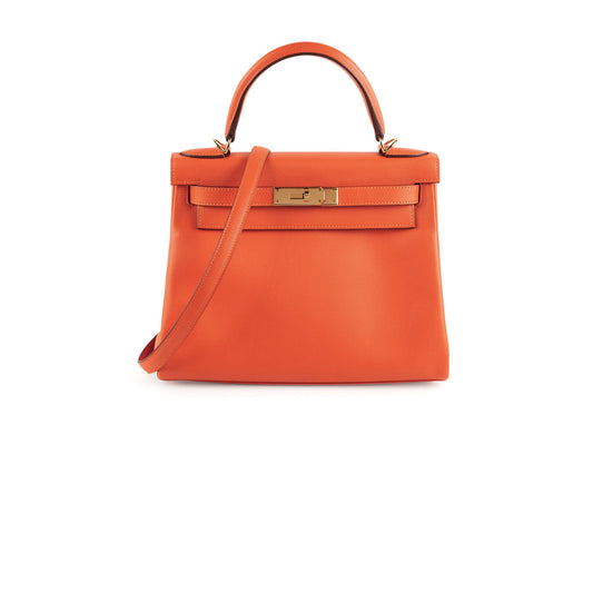 Hermes Kelly 28 Evercolor Feu X Stamp (2016) - photo 1