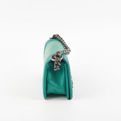 Chanel Small Turqoise Stingray Boy - photo 3