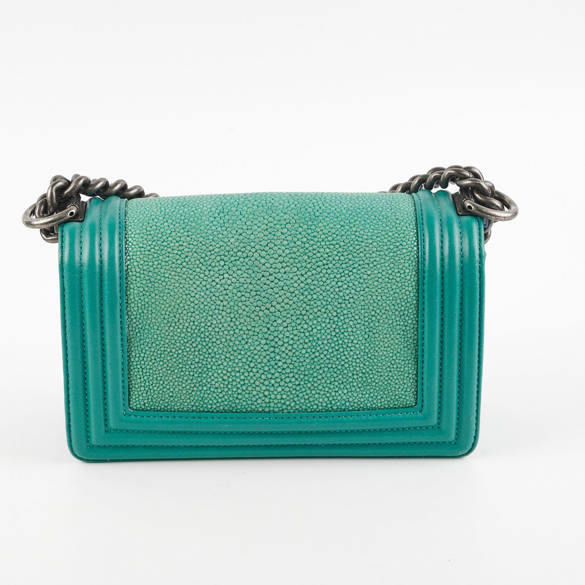 Chanel Small Turqoise Stingray Boy - photo 2