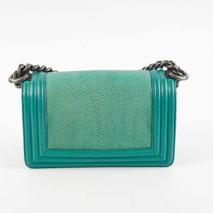 Chanel Small Turqoise Stingray Boy - photo 2