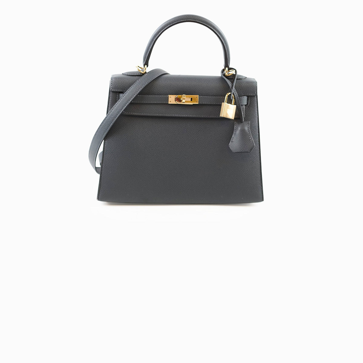 Hermes Kelly 25 Epsom Gris Misty W Stamp 2024 - photo 1