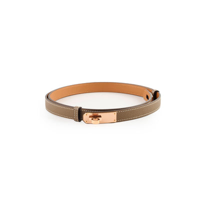Hermes Kelly Belt Etoupe - photo 1