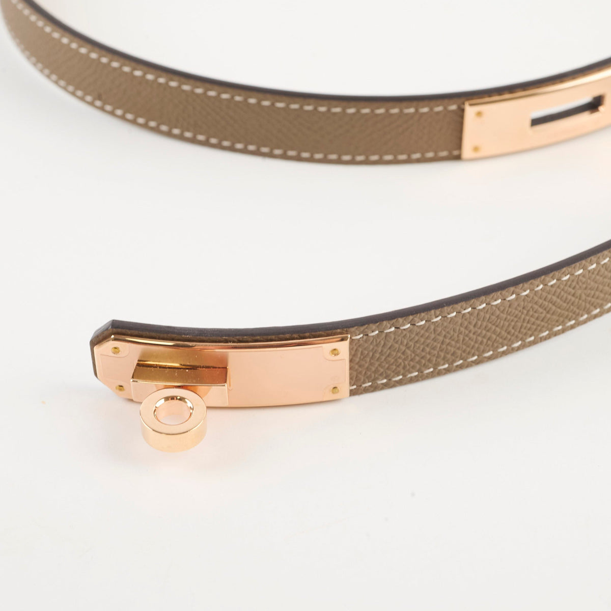 Hermes Kelly Belt Etoupe - photo 2