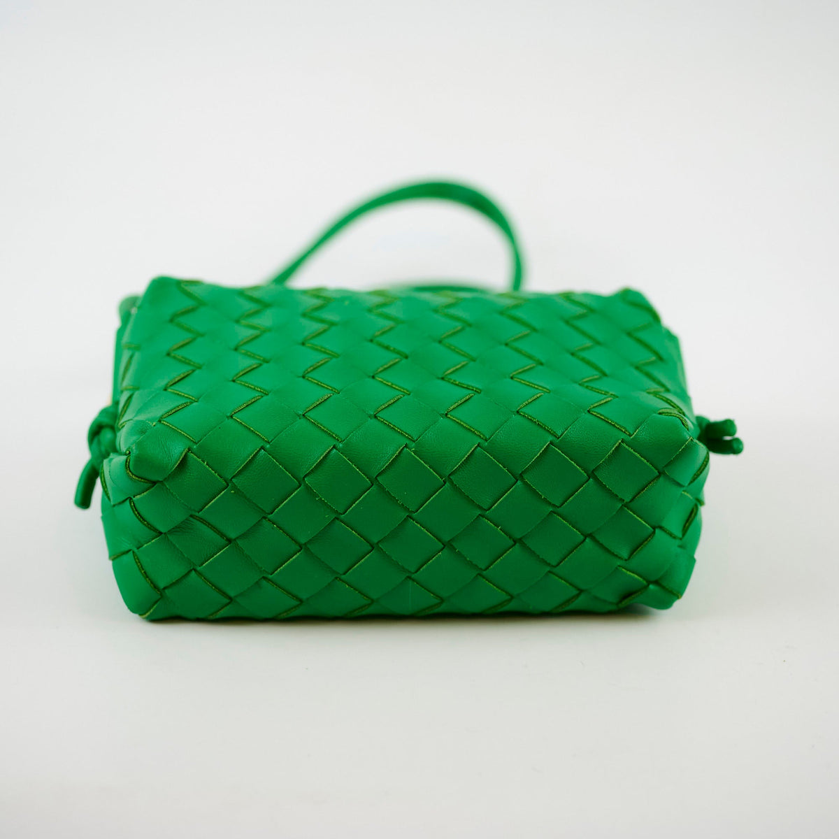 Bottega Veneta Mini Loop Green Crossbody - photo 4