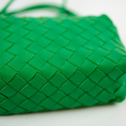 Bottega Veneta Mini Loop Green Crossbody - photo 13