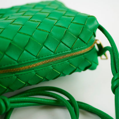 Bottega Veneta Mini Loop Green Crossbody - photo 6