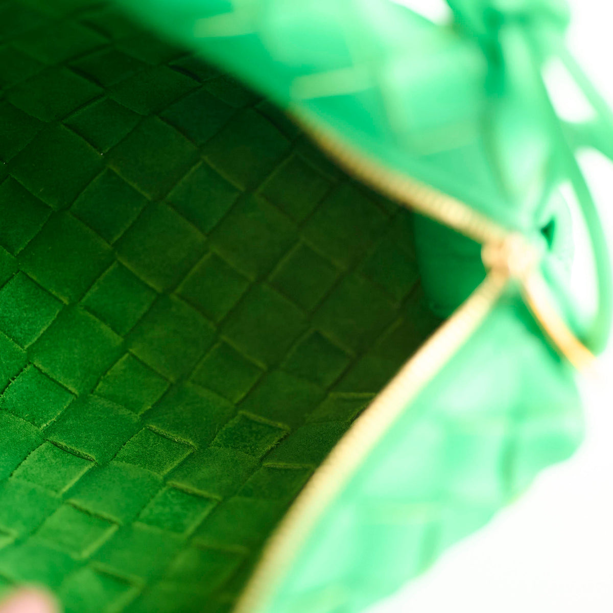 Bottega Veneta Mini Loop Green Crossbody - photo 8
