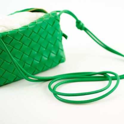 Bottega Veneta Mini Loop Green Crossbody - photo 10