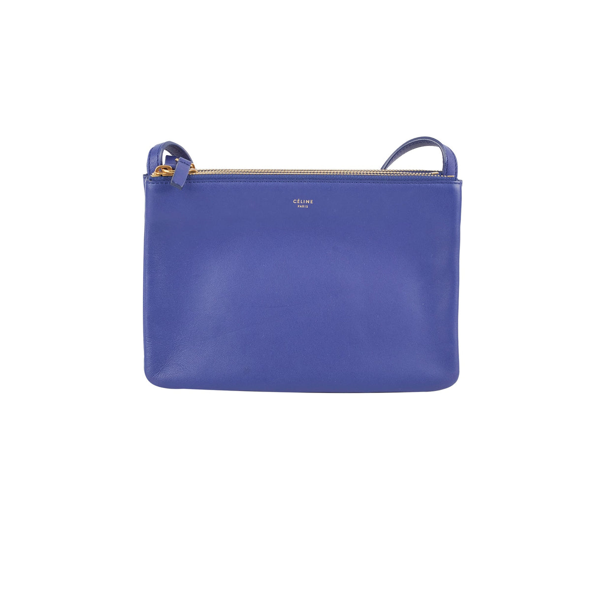 Celine Trio Bag Blue Crossbody - photo 1