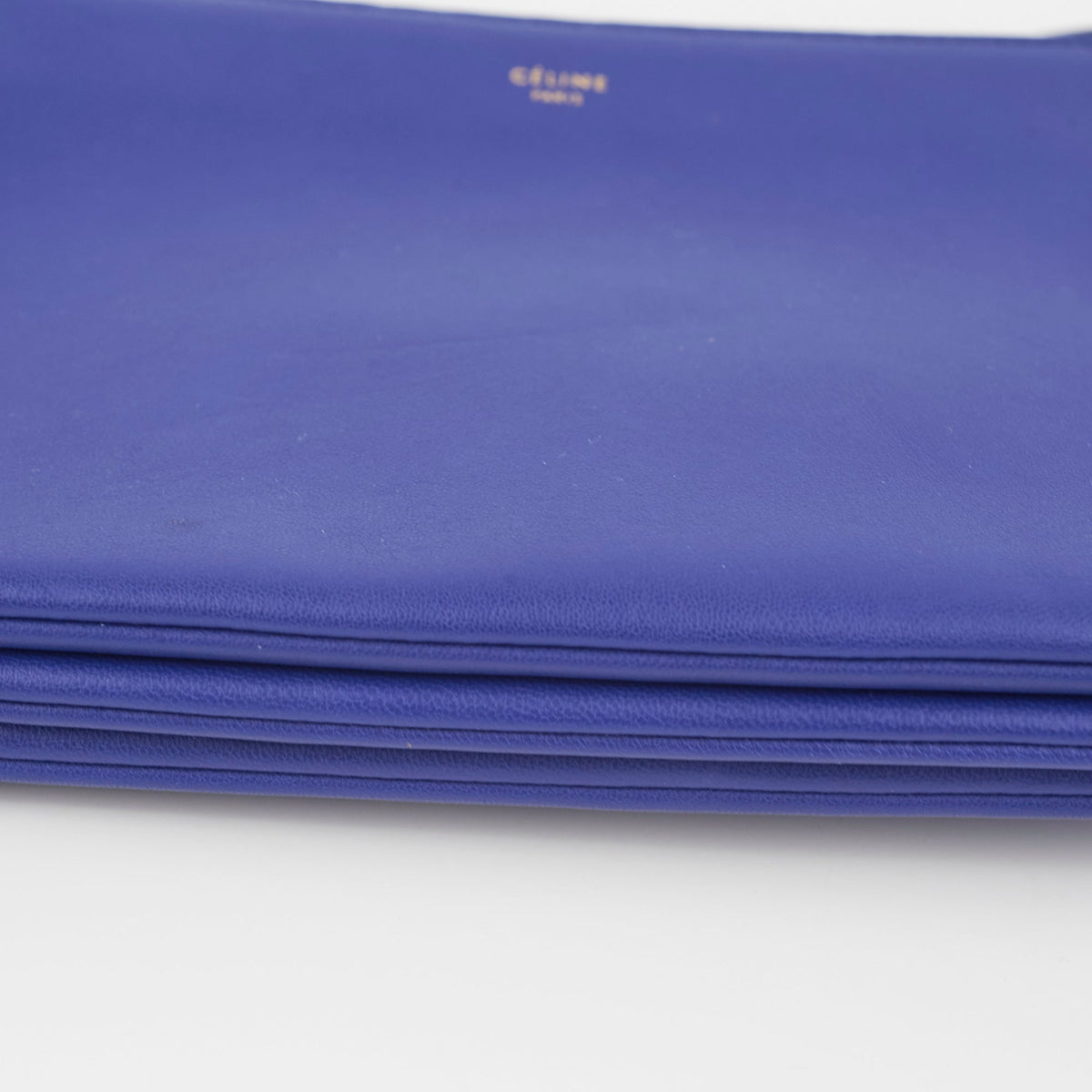 Celine Trio Bag Blue Crossbody - photo 9