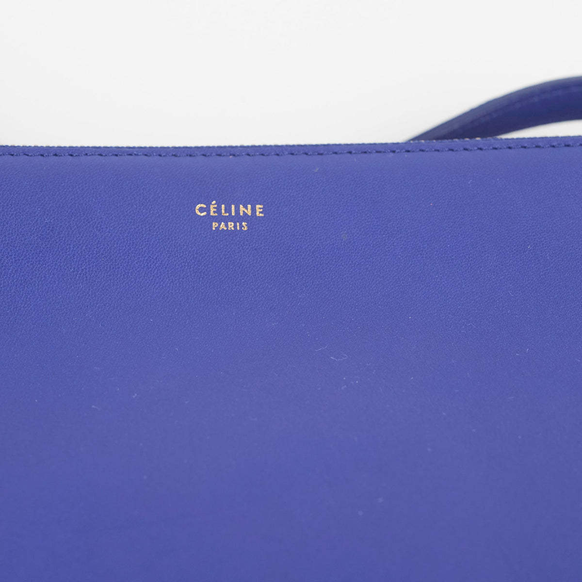 Celine Trio Bag Blue Crossbody - photo 11