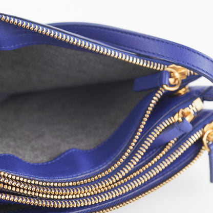 Celine Trio Bag Blue Crossbody - photo 7