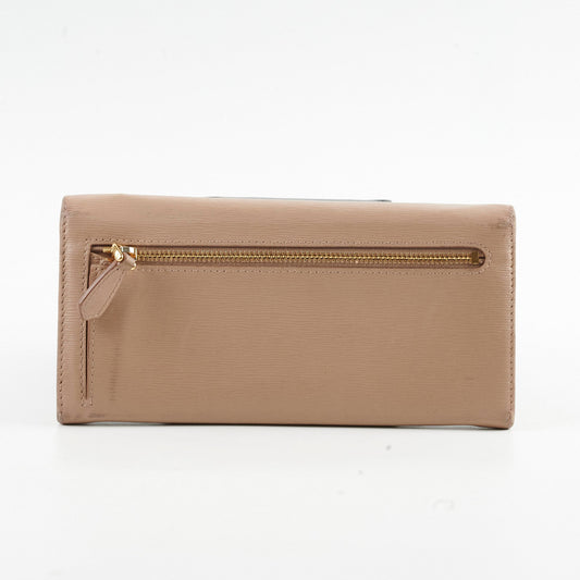 Prada Long Leather Wallet Large Beige - photo 2