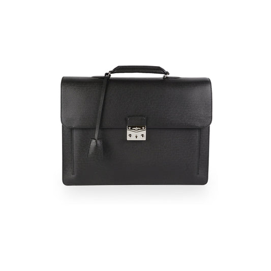 Louis Vuitton Taiga Leather Associe Cartable 1 Briefcase Black - photo 1