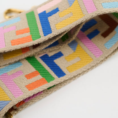 Fendi FF Jacquard Canvas Strap Multiclour - photo 7