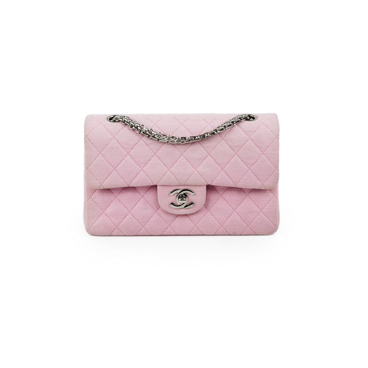 Chanel Classic Flap Small Pink Fabric - Series 6 - photo 1