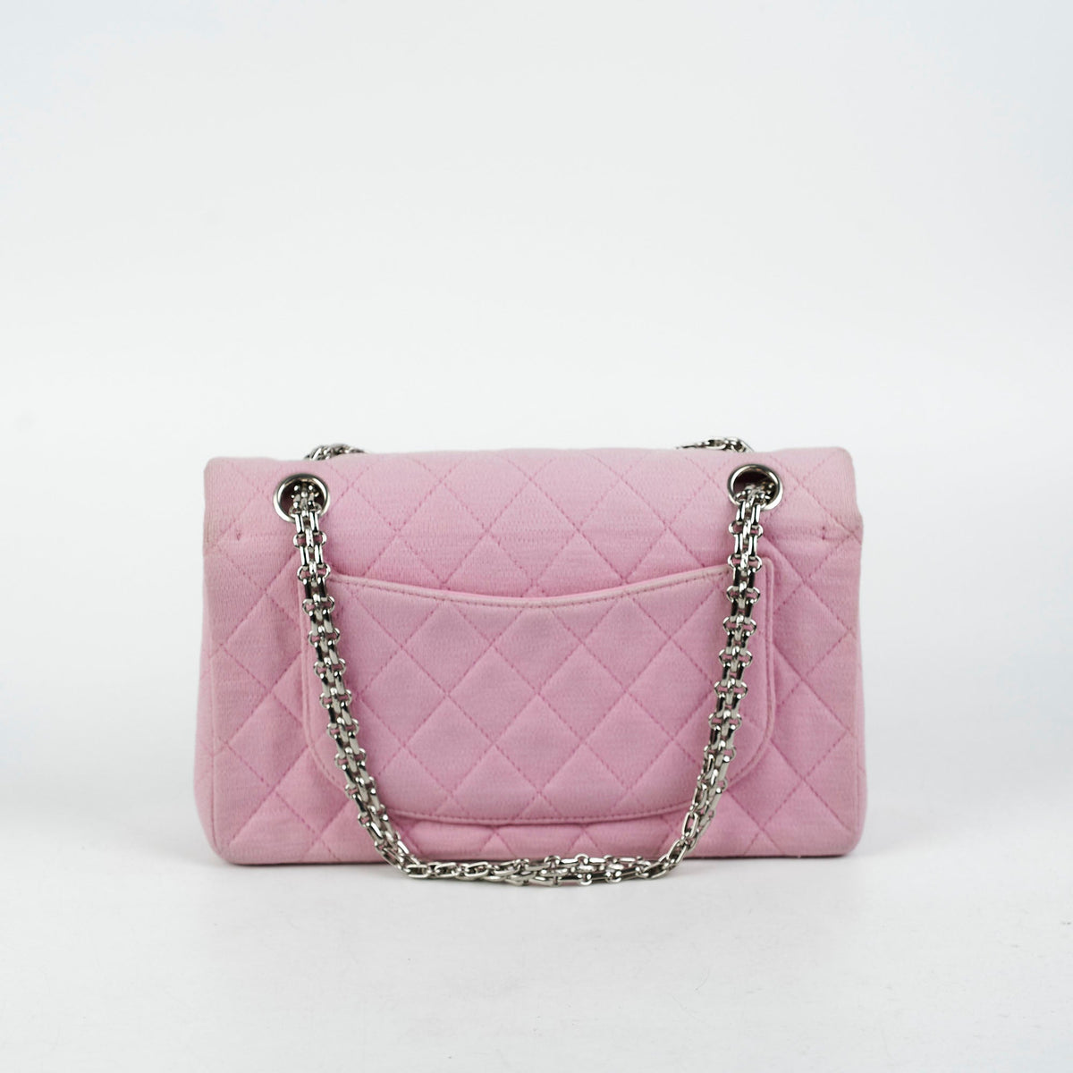 Chanel Classic Flap Small Pink Fabric - Series 6 - photo 2
