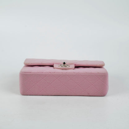 Chanel Classic Flap Small Pink Fabric - Series 6 - photo 4