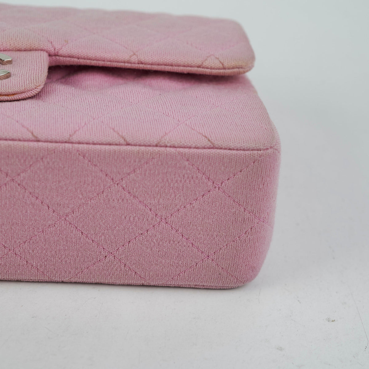 Chanel Classic Flap Small Pink Fabric - Series 6 - photo 18