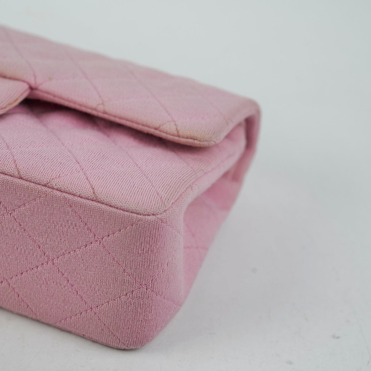 Chanel Classic Flap Small Pink Fabric - Series 6 - photo 17