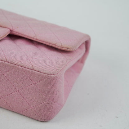 Chanel Classic Flap Small Pink Fabric - Series 6 - photo 17