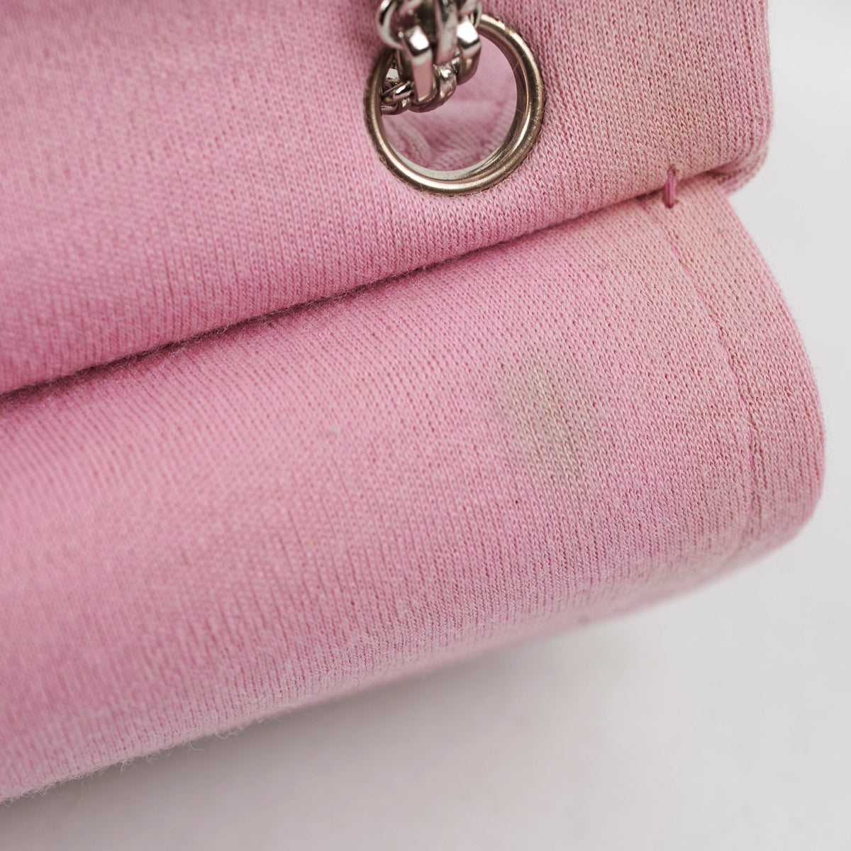 Chanel Classic Flap Small Pink Fabric - Series 6 - photo 6