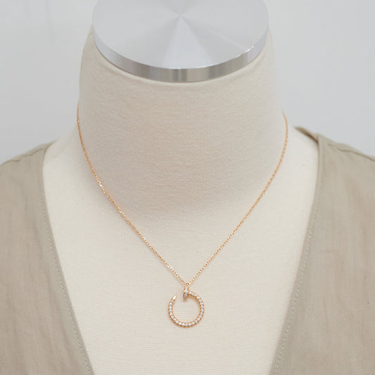 Cartier Juc Necklace Rose Gold Diamond 2019 - photo 2