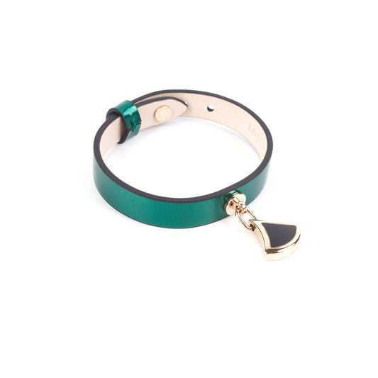Bvlgari Metallic Emerald Green Bracelet Size 15-16 - photo 1