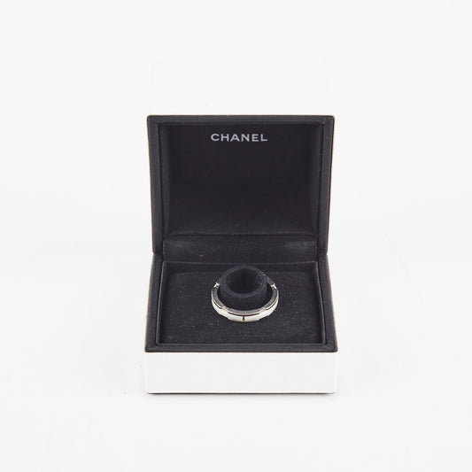 Chanel White Ceramic Ring Size 57 - photo 2