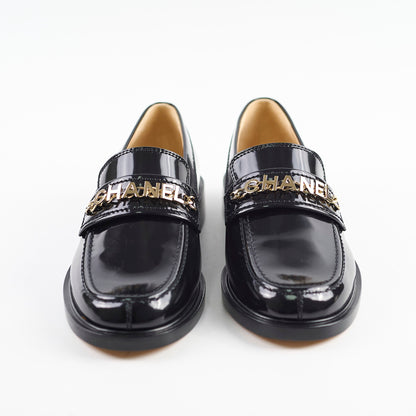 Chanel Patent Loafers Black Size 41C - photo 2