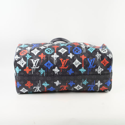 Louis Vuitton Keepall Bandouliere 50 Graffiti Multicolour travel bag - photo 2