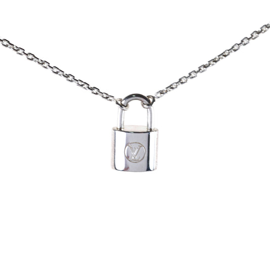 Louis Vuitton Lock Sterling Silver Necklace - photo 1