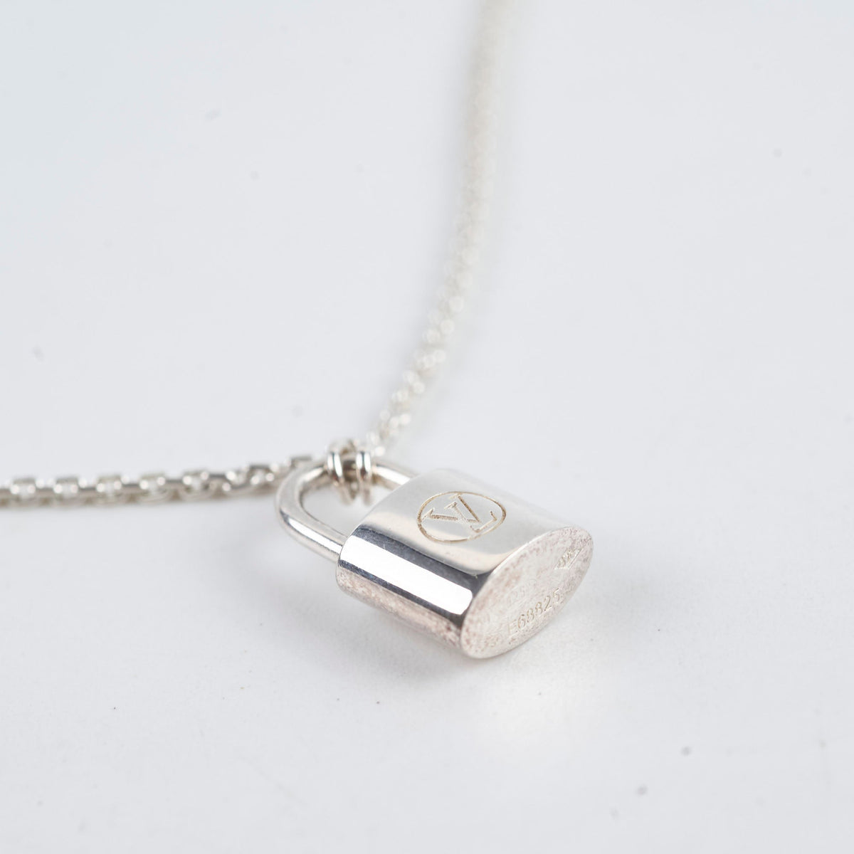 Louis Vuitton Lock Sterling Silver Necklace - photo 5