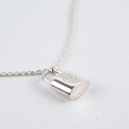 Louis Vuitton Lock Sterling Silver Necklace - photo 5