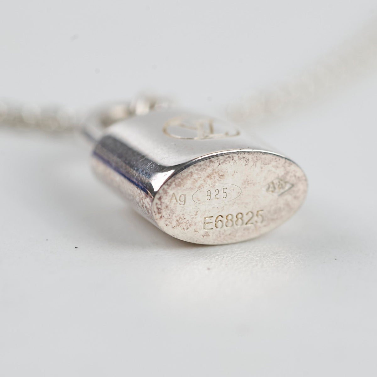 Louis Vuitton Lock Sterling Silver Necklace - photo 4