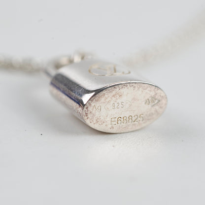 Louis Vuitton Lock Sterling Silver Necklace - photo 4