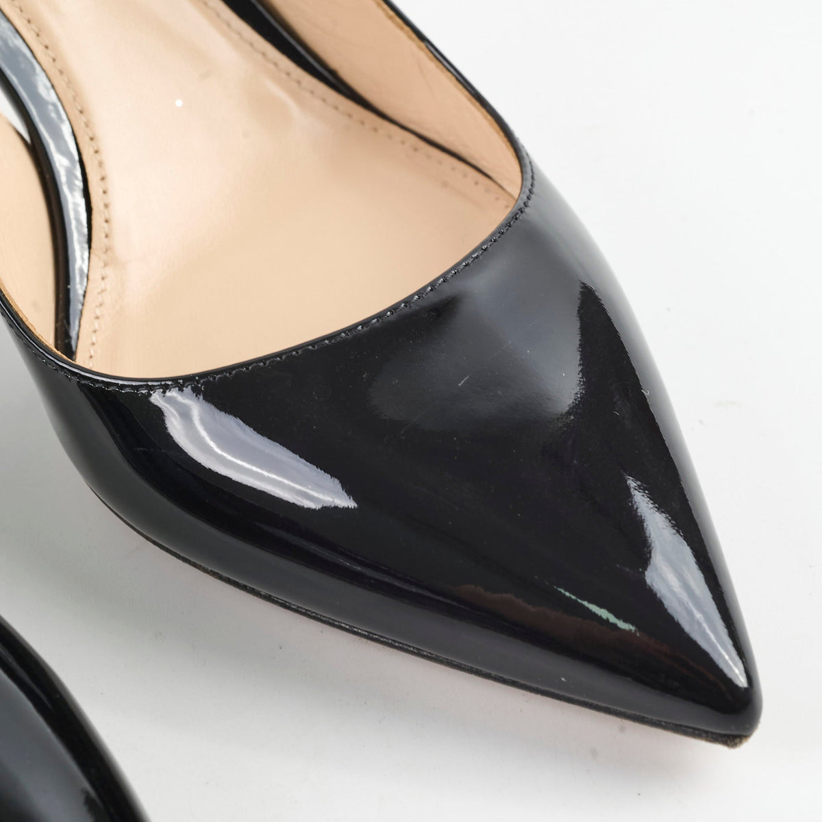 Prada Patent Sling Backs Black Size 36 - photo 7