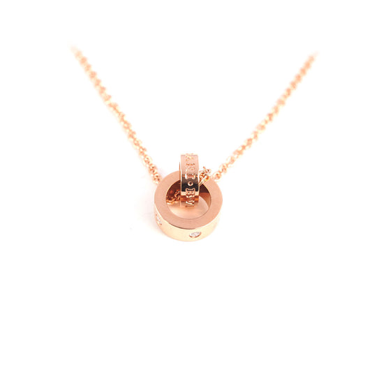 Bvlgari Necklace with Diamonds 18k Rose Gold - photo 1
