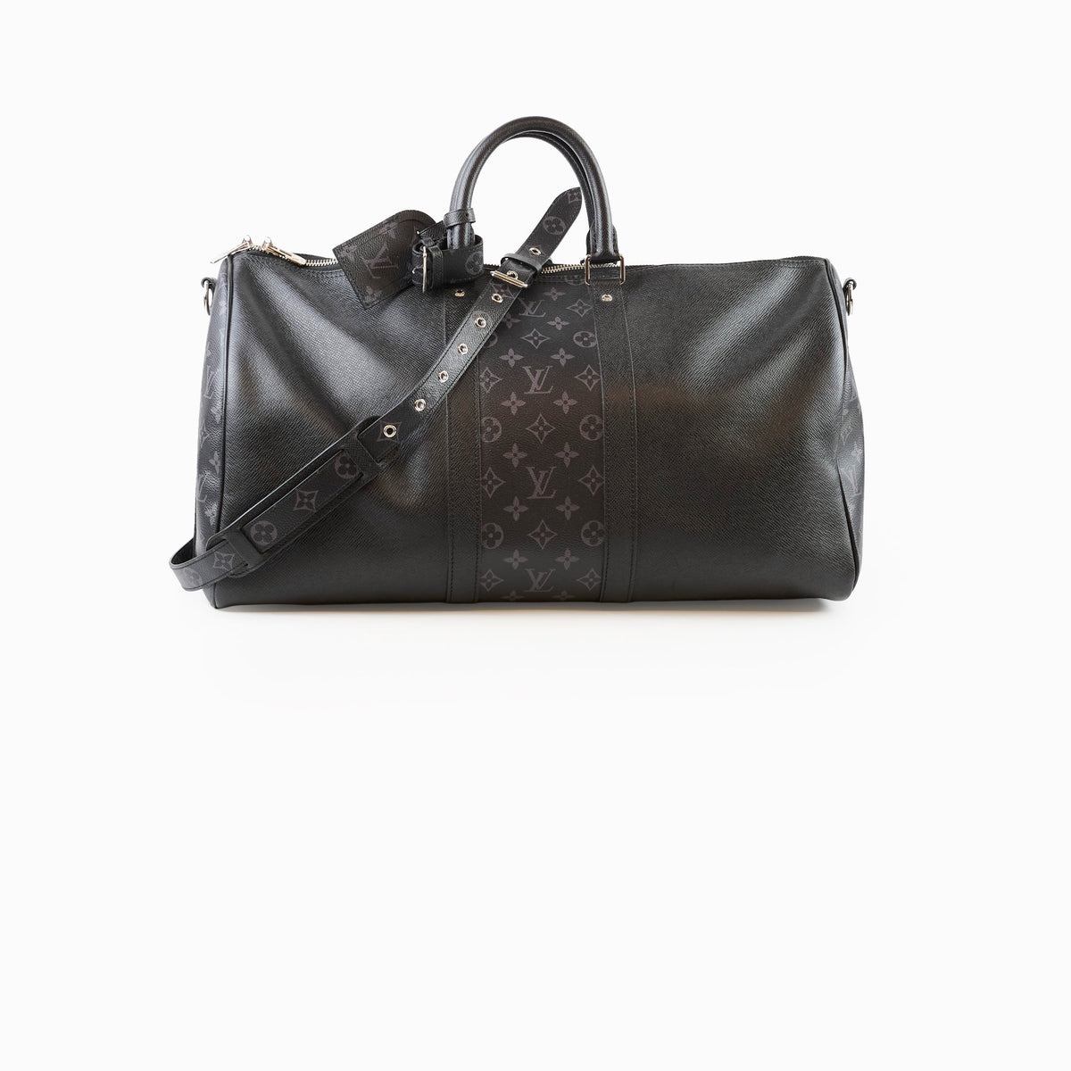 Louis Vuitton Keepall 50 Bandoulliere Monogram Eclipse Taiga - photo 1