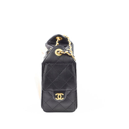 Chanel 25 Mini Black Caviar - photo 2