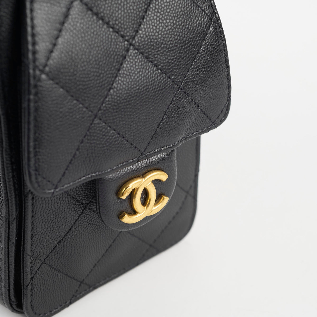 Chanel 25 Mini Black Caviar - photo 6